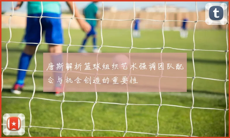 唐斯解析篮球组织艺术强调团队配合与机会创造的重要性